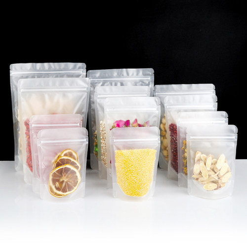 透明磨砂自立袋包装休闲食品分装