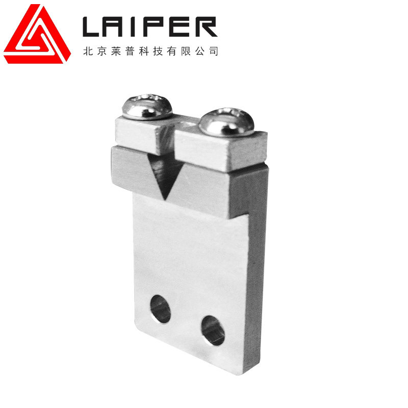 光纤卡具v形夹持固定光纤调整座装卡锁紧单模光纤压板座实验支架