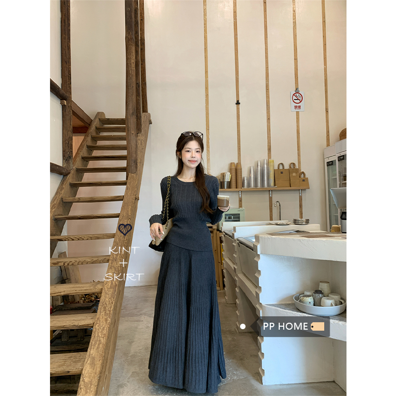 PPHOME高级感针织套装女