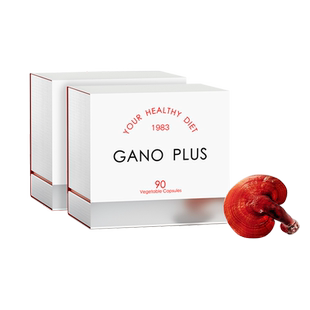 GanoExcel赤点鲜萃灵芝plus支持代谢健康新鲜灵芝多重萃取物2盒装