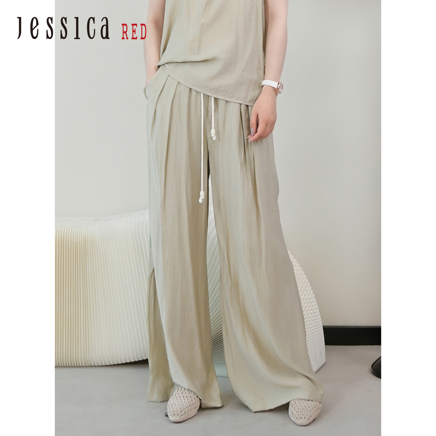 Jessicared长款休闲百搭裙裤