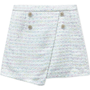 Jessica杰西卡经典斜纹软呢修身百搭短裙一步裙4112