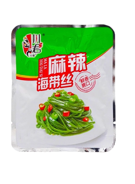 川君麻辣海带丝下饭菜萝卜干木耳山椒豆芽素食辣味混合小零食小吃