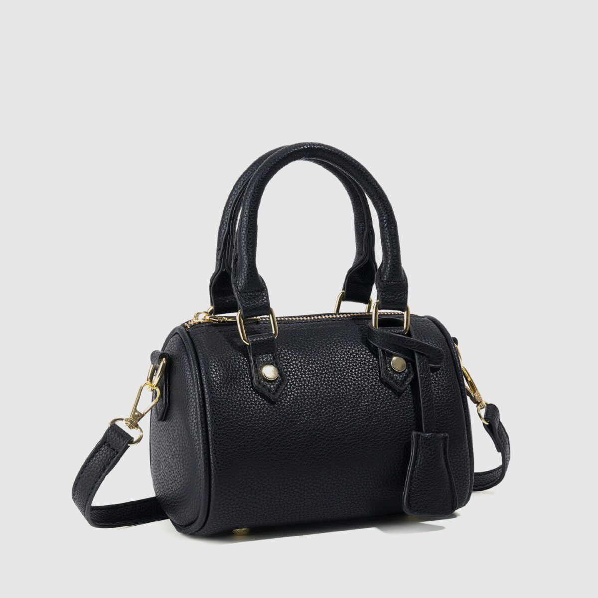 欧美新款女士包袋手提包逛街百搭铆钉单肩斜挎包装充电宝手机小包