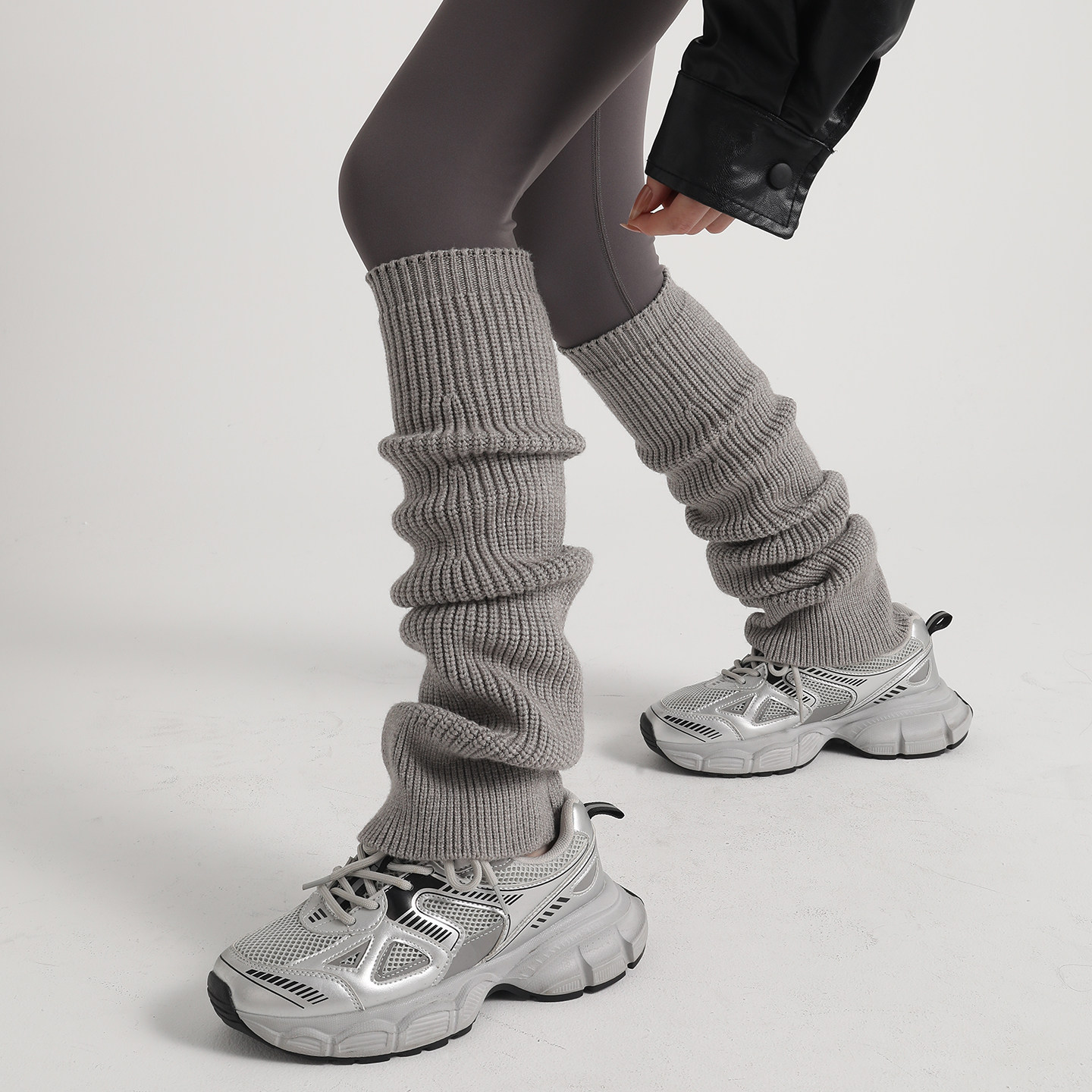 露露平替袜套袜子女堆堆袜秋冬加厚保过膝暖瑜伽袜配鲨鱼裤小腿套,女士内衣/男士内衣/家居服,长筒袜,淘宝优惠券,粉丝福利购,淘宝优惠卷