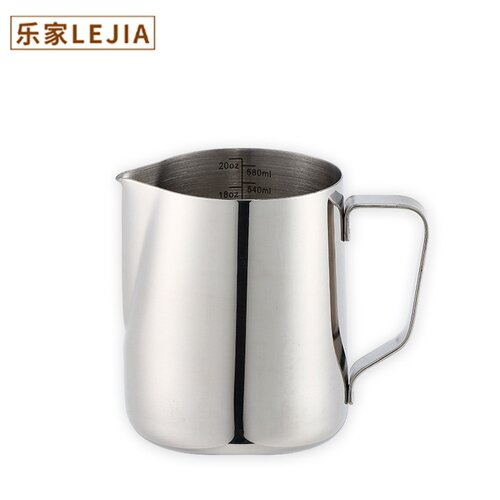 不锈钢拉花杯带刻度304不锈钢鹰嘴手动咖啡打奶杯拉花器具咖啡杯