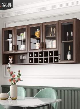 厨房吊柜墙壁柜挂墙式置物柜橱柜客厅挂柜卧室阳台墙上储物柜7DG1