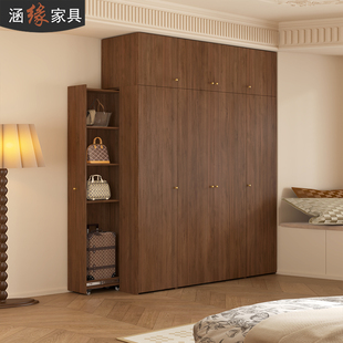 上下全挂式 储物柜中古风衣帽间衣橱置物柜A92 衣柜家用卧室冰箱式