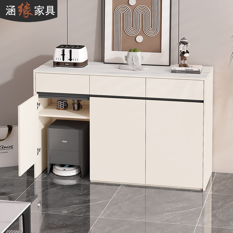 岩板餐边柜家用扫地机器人基站柜收纳柜客厅储物置物柜定制7G199,住宅家具,餐边柜,淘宝优惠券,粉丝福利购,淘宝优惠卷