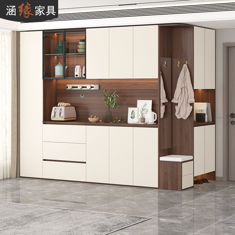 转角餐边柜门厅鞋柜一体靠墙入户玄关柜现代简约家用储物柜7G317,住宅家具,餐边柜,淘宝优惠券,粉丝福利购,淘宝优惠卷