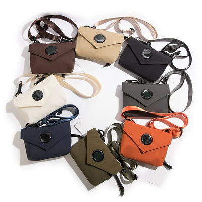 Topstoney日系简约信封包情侣款迷你手机包街头个性单肩小挎包