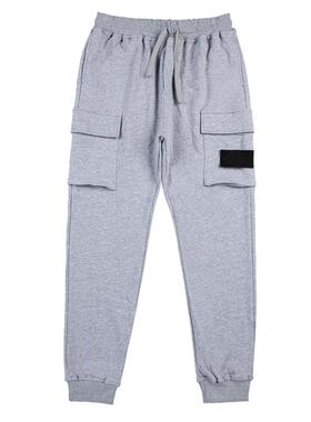 TOPSTONEY石头罗盘刺绣男士休闲长裤多口袋潮牌系带束脚运动裤