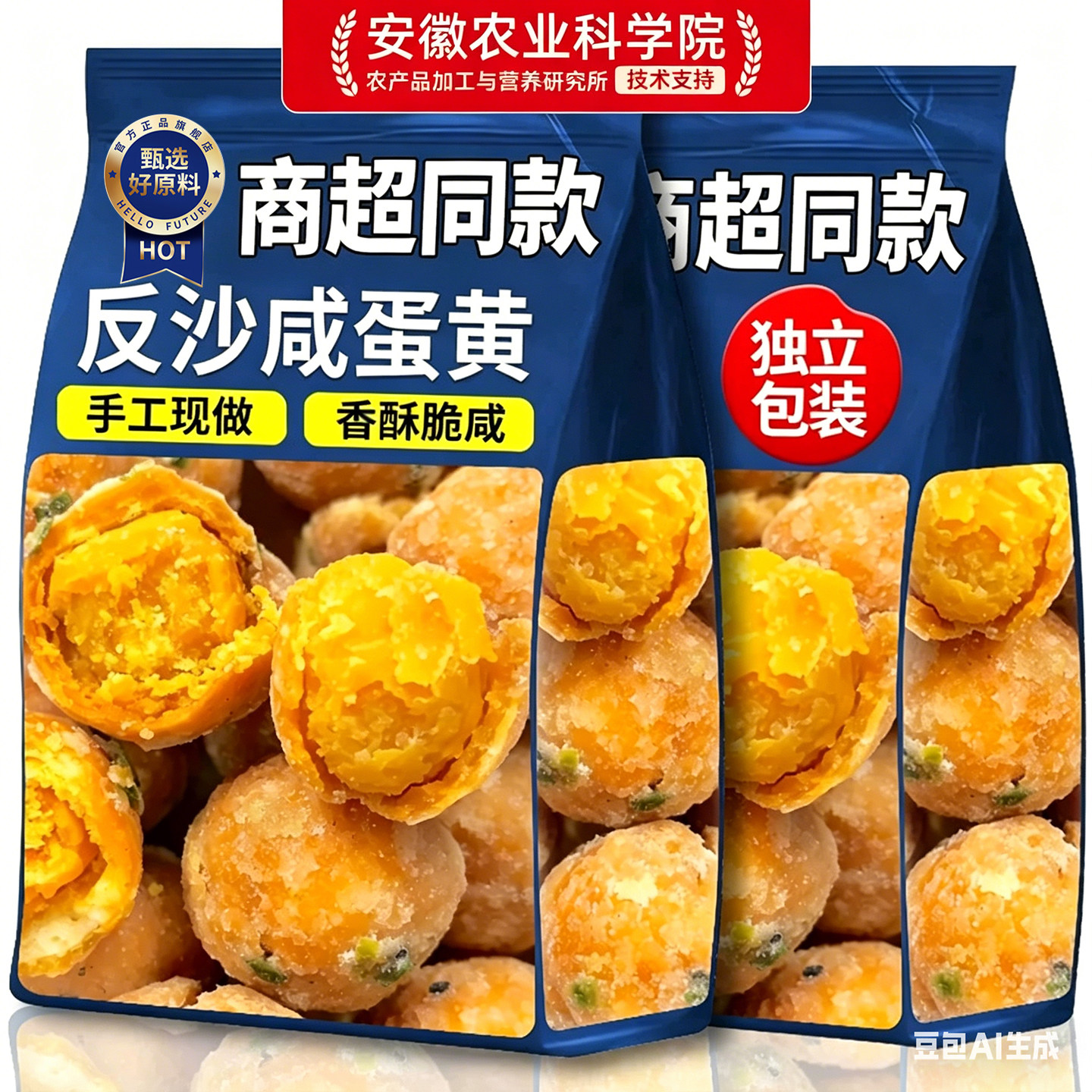 反沙咸蛋黄潮汕特产独立包装正宗老字号独立包装纯手工传统糕点心