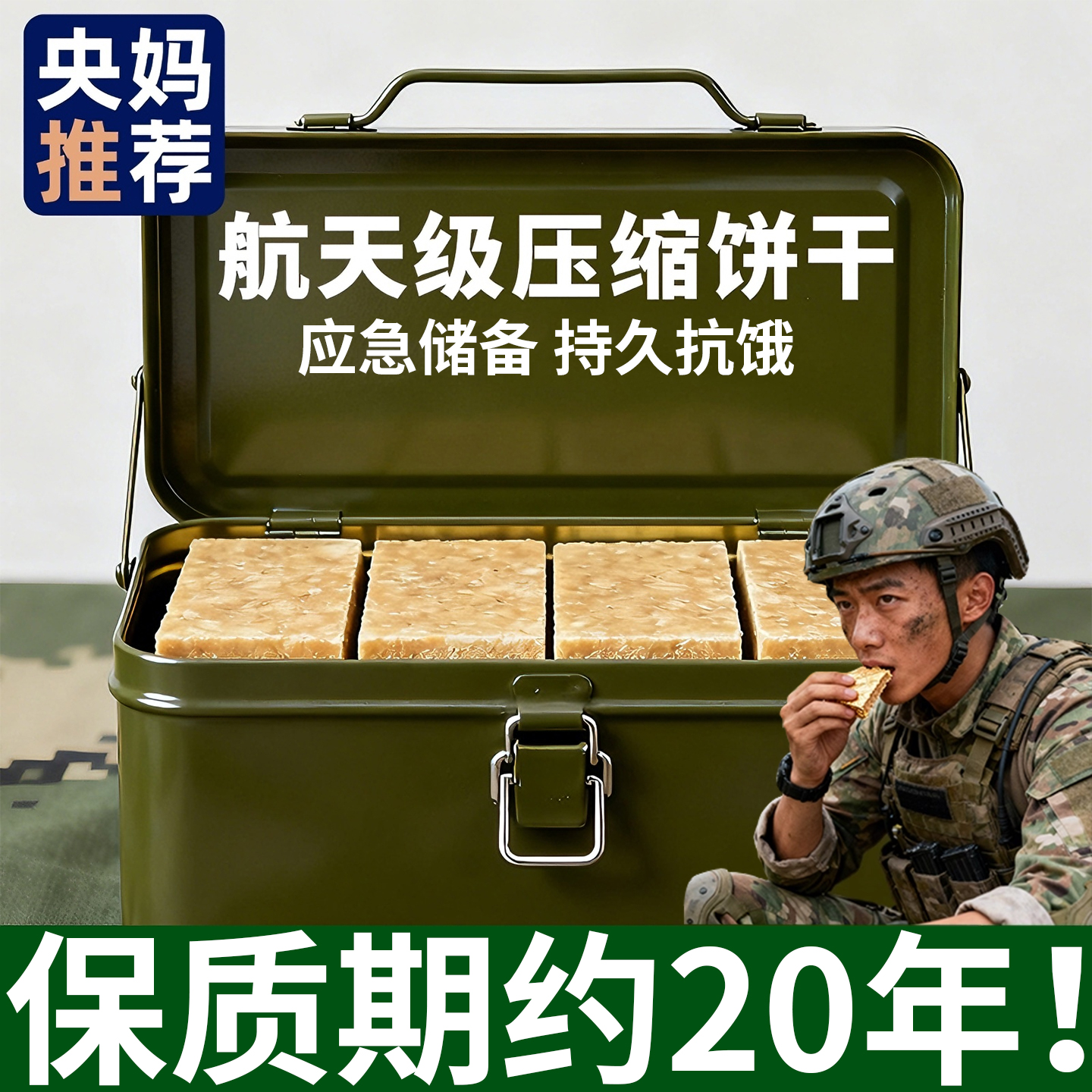 压缩饼干储备干粮应急正品旗舰店