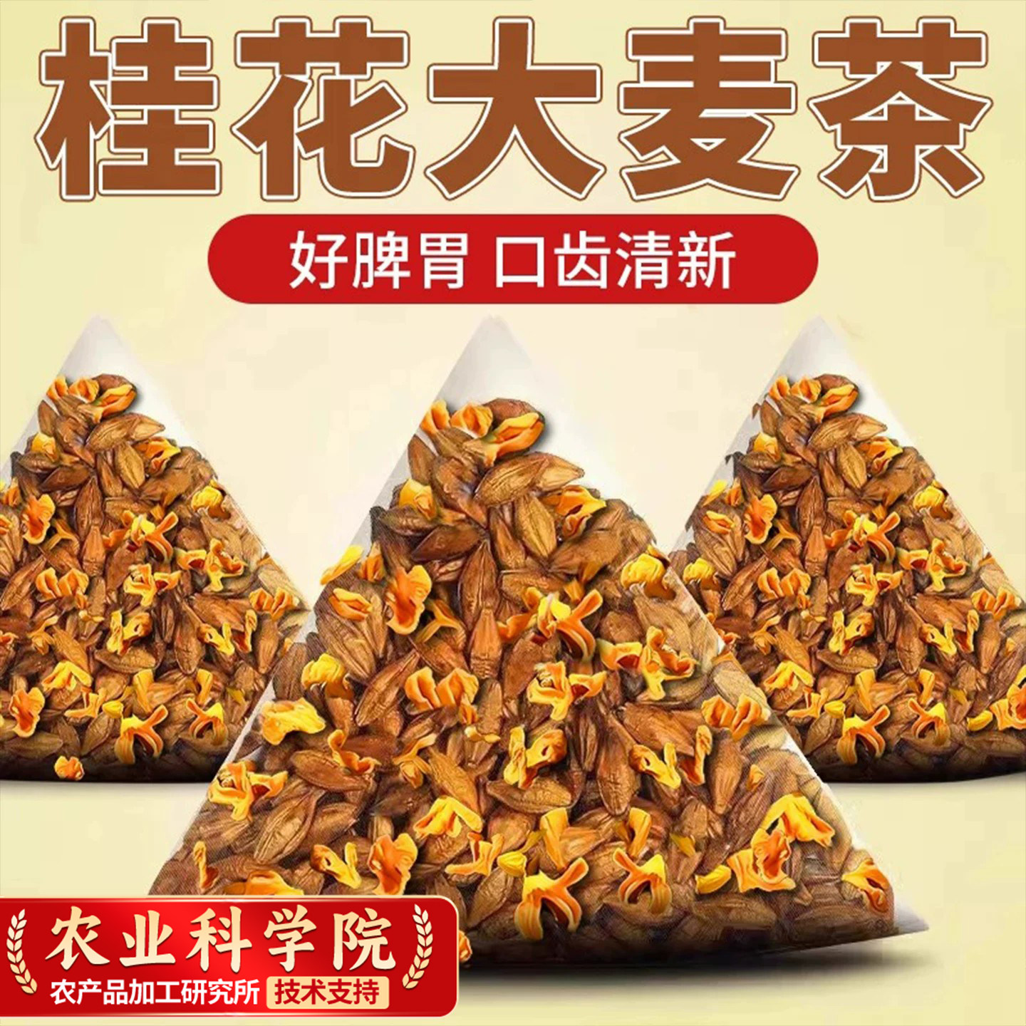 秋冬解腻刮油桂花大麦养生茶图片