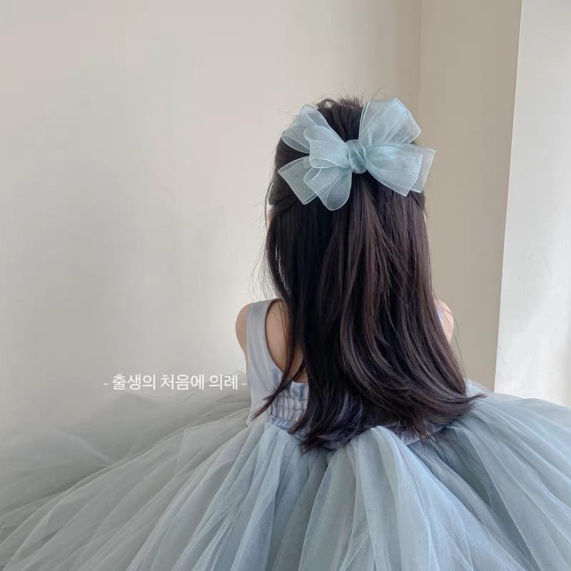 芯怡儿童编发儿童韩版公主发饰小蝴蝶结发夹夏季法式宝宝超仙可爱