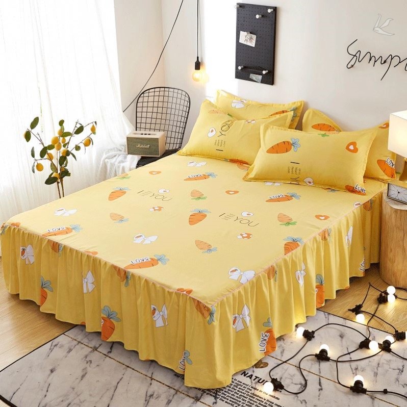 床罩床裙式床套2023年新款检阅单件防尘单独带裙边床单床笠三件套,床上用品,床裙,淘宝优惠券,粉丝福利购,淘宝优惠卷