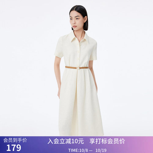 通勤款复古复古衬衫裙