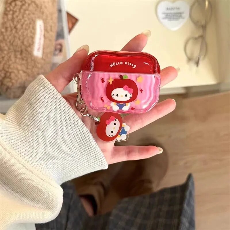 红苹果Kitty苹果耳机保护套