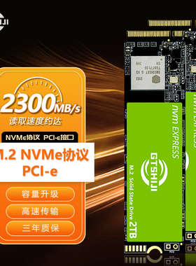 M.2固态硬盘NVME128G笔记本电脑台式机256G 512G 2TB PCIe3.0 SSD