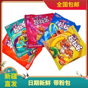 正品 新疆统一摇摇乐方便面小浣熊干脆面整箱带粉包童年零食 包邮