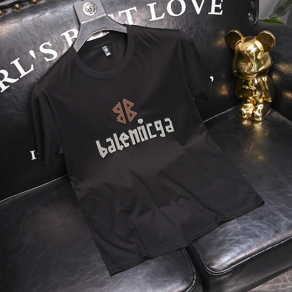 2025夏季新款丝光棉大码短袖T恤QT60665512P70M-6XL,男装T恤,钱塘6066（原711）