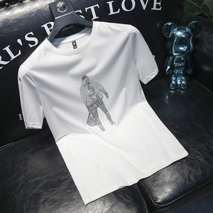 2025夏季新款丝光棉大码短袖T恤QT60665017P65M-6XL
