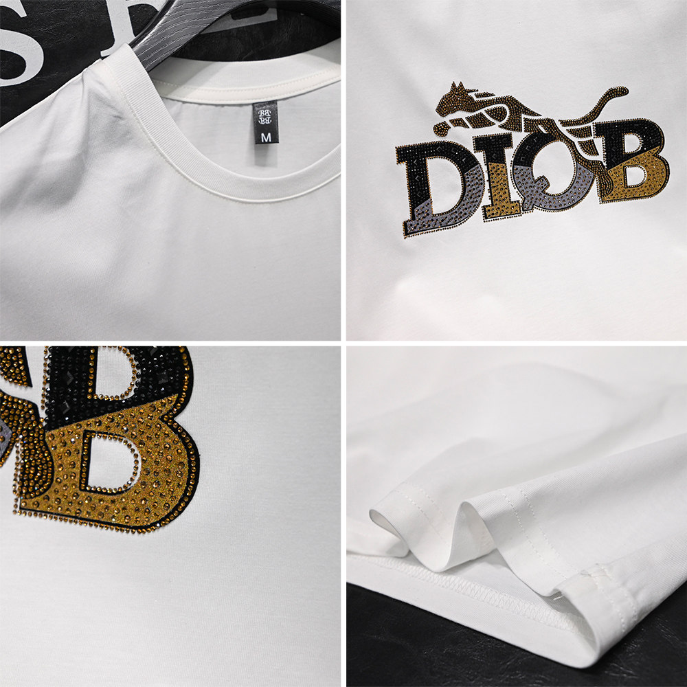 2025夏季新款丝光棉大码短袖T恤QT60665309P70M-6XL,男装T恤,钱塘6066（原711）