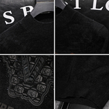 2025秋冬季新款男士毛衣天鹅绒针织羊毛衫QT60668192P120，男装针织衫/毛衣，钱塘6066（原711）