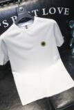 2025夏季新款丝光棉短袖T恤QT60665046P65M-6XL，男装T恤，钱塘6066（原711）