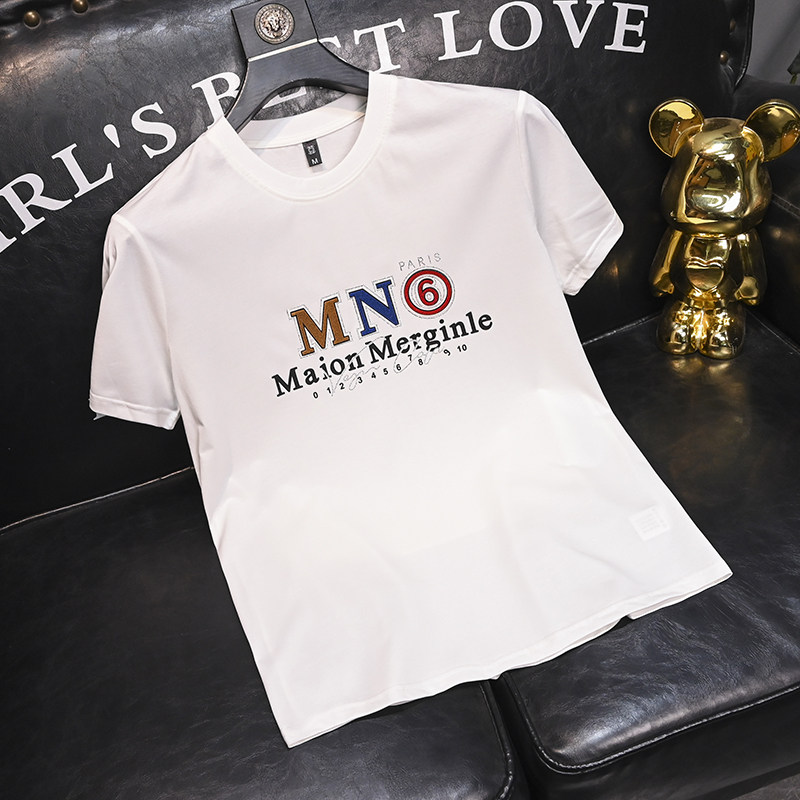 2025夏季新款丝光棉大码短袖T恤QT60665361P70M-6XL,男装T恤,钱塘6066（原711）