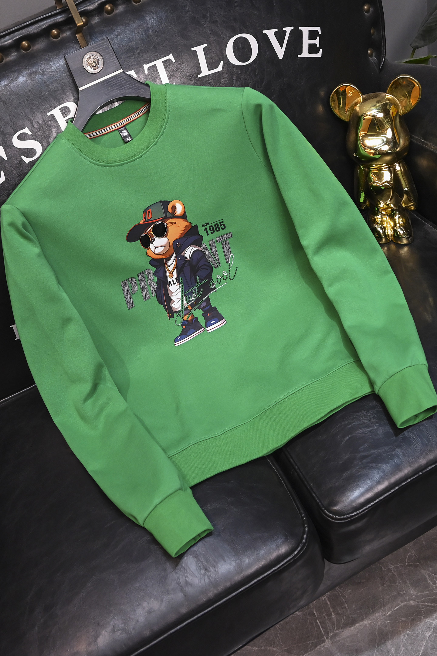 2025秋冬新款男士圆领卫衣60666111P105M-6XL,男装卫衣,钱塘6066（原711）