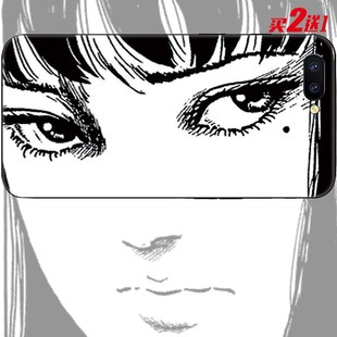 适用于川上富江手机壳OPPOr9漫画r17眼睛r11软硅胶vivox23 x21 x9