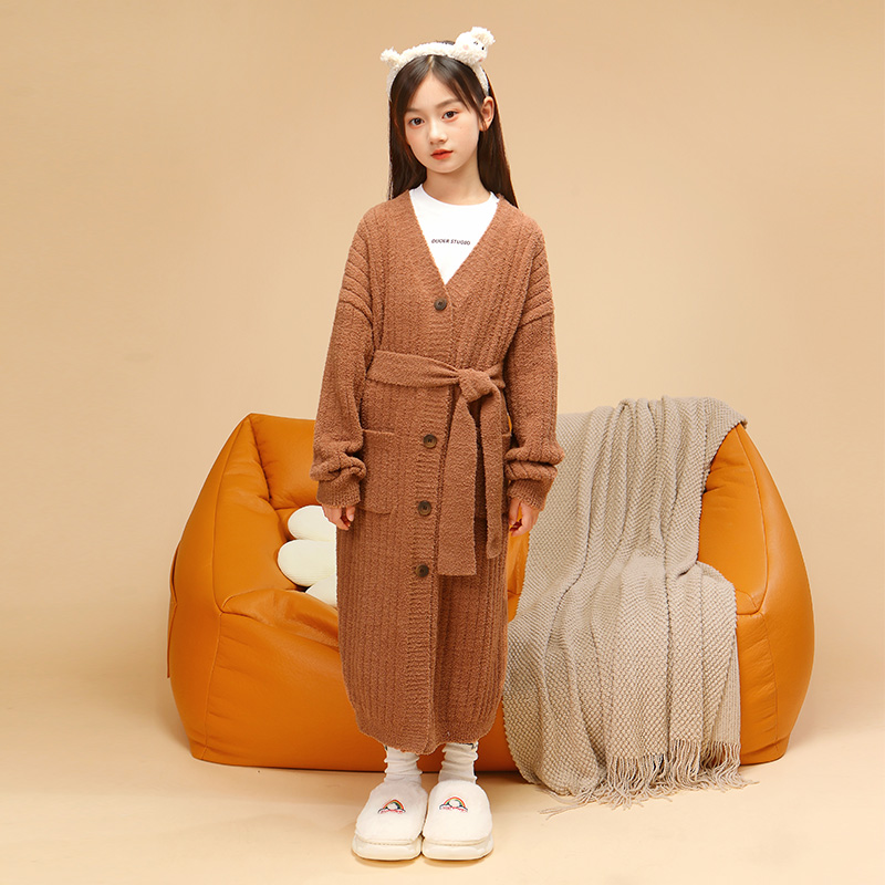 秋冬睡衣家居服中长款