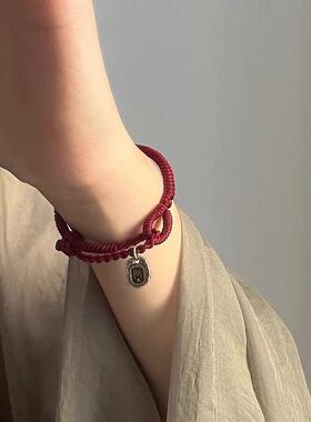 扎基拉姆原创好运红绳手绳手链显白百搭简约风本命年马年幸运礼物