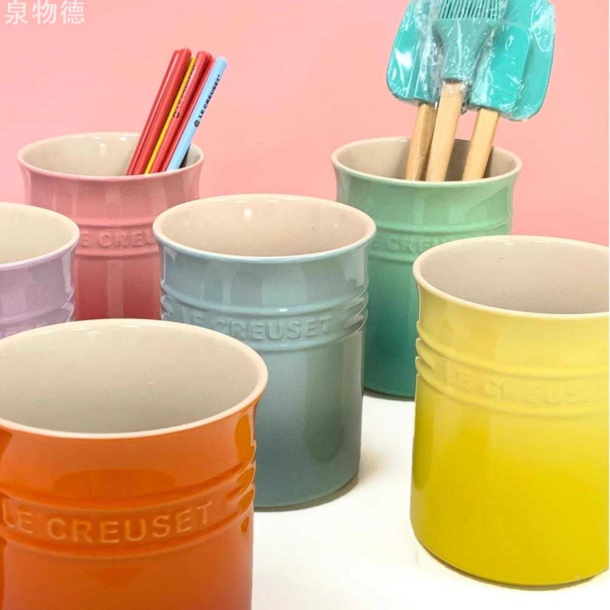 法式同款陶瓷工具桶直筒用厨房