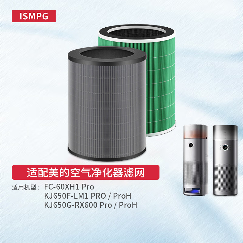 适配美的空气净化器滤网LM1ProH/RX600Pro滤芯FC-60XH1Pro