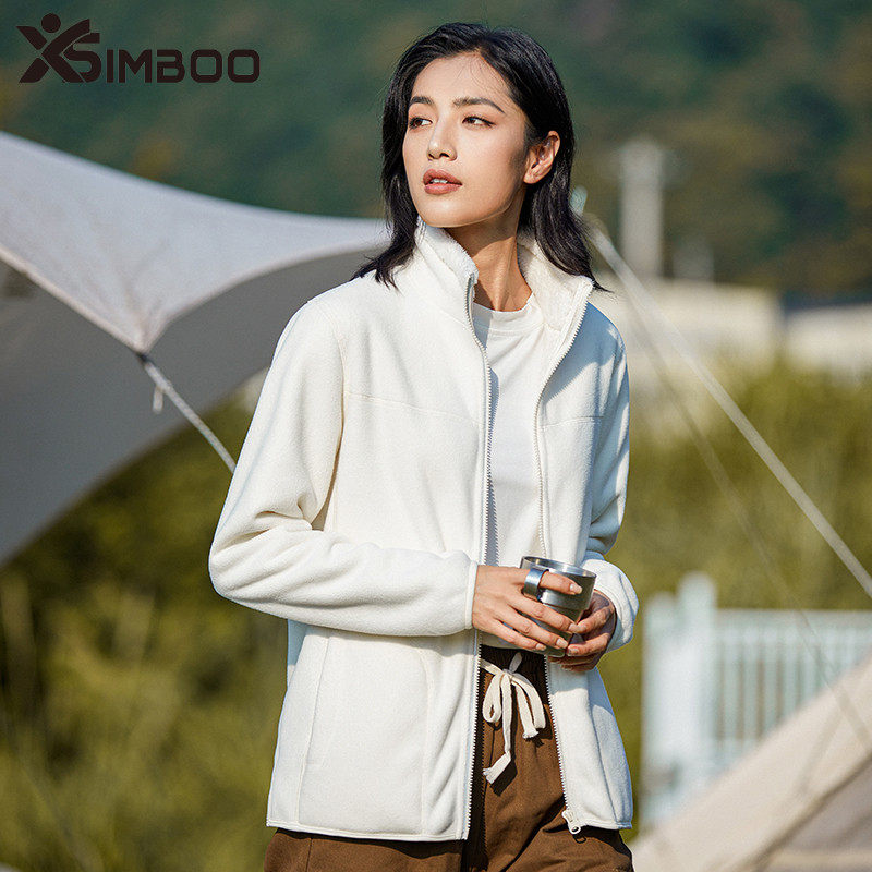 simboo加厚防风珊瑚内胆抓绒衣