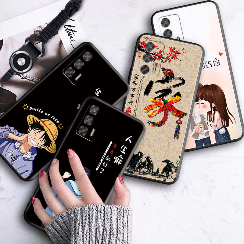 创意文字realme真我gtneo2t钢化膜rmx3357保护套gt neo2t硅胶