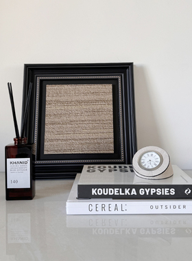 现代f复古简约相框装饰画床头柜摆件家居装饰品桌面收纳相片框