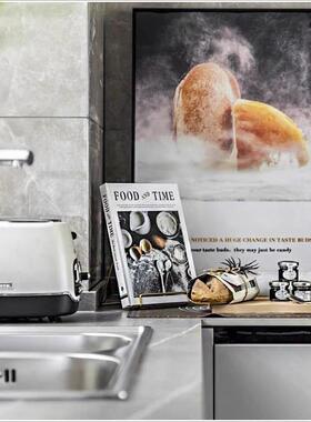 现代简约样板间厨房装饰品摆件橱柜烘培面包主题饰品组合摆件
