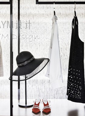 现代样板房衣帽间衣服包帽子玄关小香风橙色软装组合搭配套装摆件