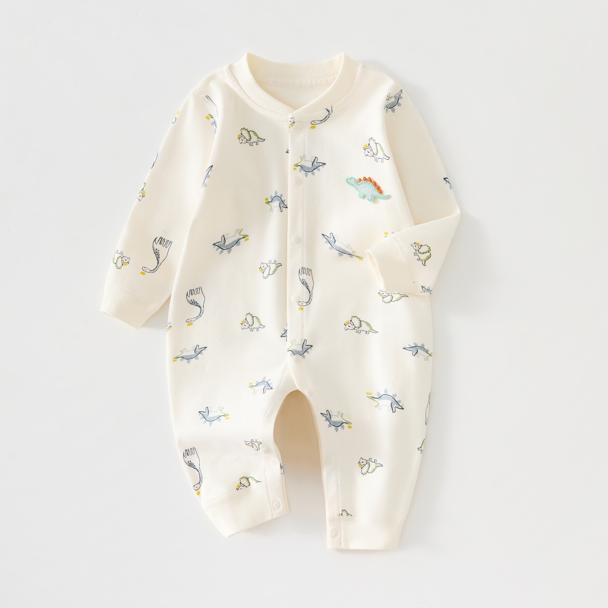 新生儿春秋装男女宝宝连体衣睡衣婴儿外出服A类长袖家居服爬爬服