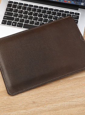 头层牛皮笔记本电脑内胆包防摔防水无磁14寸13寸平板适用苹果M2macbookpro13.3手提华为matebook真皮保护套