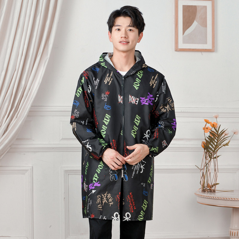 成人罩衣男士薄款春防水防油护衣大码长袖外套围裙厨房工作服大褂,家庭/个人清洁工具,围裙,淘宝优惠券,粉丝福利购,淘宝优惠卷