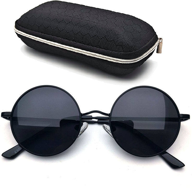 新款圆形复古墨镜男士太阳眼镜潮流眼睛太子镜女遮阳防紫外线儿童