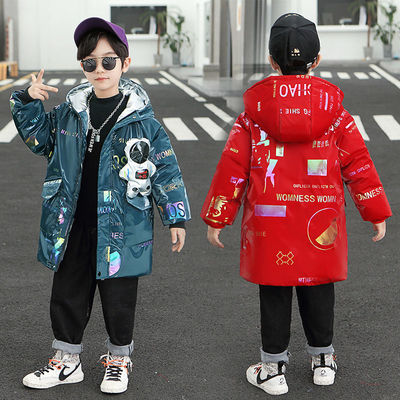 棉衣加厚童装中长款中大童