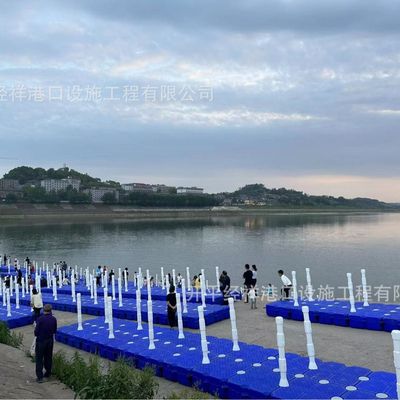 厂家直销水上浮动码头浮桥网箱养殖钓鱼水上游艇快艇摩托艇泊位