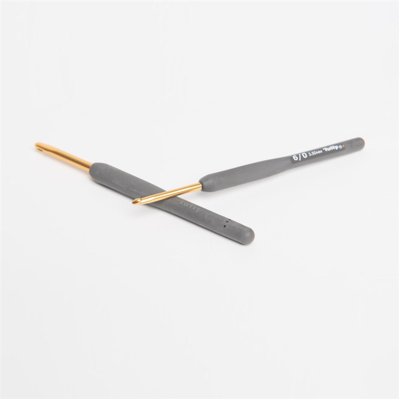 进口TULIP广岛黑金钩针T15系列编织工具毛线钩针.毛衣针单支