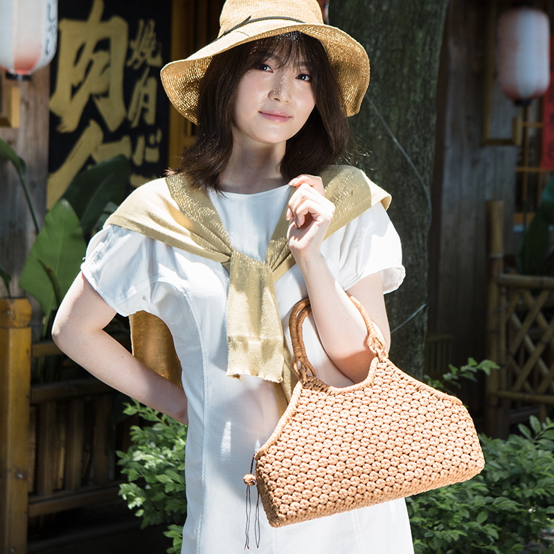 野山葡萄藤纯手工草编包